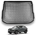 Nomad Boot Liner Compatible with Nissan Qashqai 2021+ Recyclable Plastic (PE) Boot Floor Upper Position Tailored Fit Floor Guard Tray Black Custom Fitted Dog Friendly Waterproof with Raised Edges