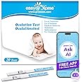 Ovulation Fertility Test Predictor Kit: Easy@Home 20 LH Strips Accurate Fertility Test for Women Ovulation - Powered by Premom Ovulation Tracker App