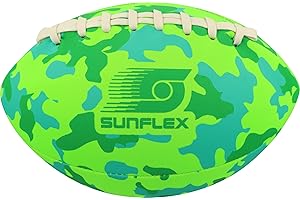 ‎SUNFLEX Sunflex® Neopren American Football Camo | Werfen & Fangen | wassfestes Wurfei mit rutschfestem Grip | für Strand, Park & Garten| leicht & robust | 127g | für Kinder & Erwachsene