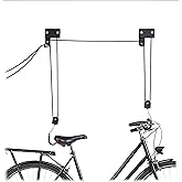 Relaxdays, Fahrrad Deckenlift mit Haken und Seilbremse, Seilzug, Kajak, Fahrradlift, One Size