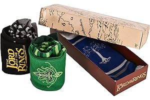 Elbenwald Władca Pierścieni, skarpety w stylu Śródziemnym, zestaw 3 sztuk w pudełku na prezent