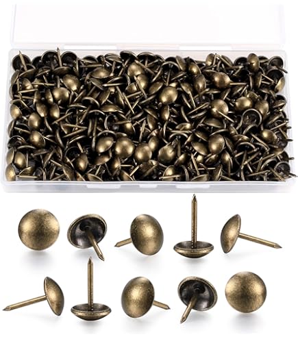 Chiodi Decorativi Per Mobili 200 Pezzi - Nero, 1.2 Cm, Ferro, Per Divani, Letti, Progetti Fai Da Te - Foto 8