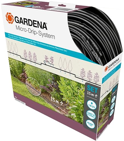 50 M CS Perlschlauch Startup Set – Gartenbewässerung Mit Bis Zu 70% Wassersparnis, Inkl. Druckminderer & Verbinder