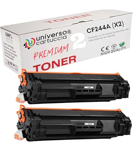 3 TONER CF244A 44A PER HP LASERJET PRO MFP M28A M28W M15W M15A M14 M15 M17 M31 - Foto 3
