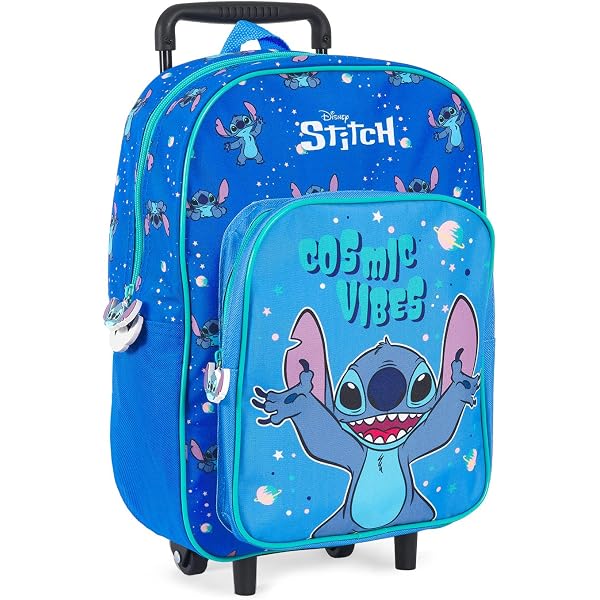 Mybagstory Kinderrucksack Mit Rollen – Bluey Motiv | 32 X 26 X 11 Cm | Verstellbare Gurte, Wasserabweisend | Für Kindergarten & Reise