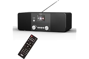 XORO HMT 620 – wielofunkcyjne radio internetowe stereo z odtwarzaczem CD, radio DAB+/FM, Wi-Fi, Bluetooth, Spotify Connect, odtwarzacz MP3 USB, strumieniowe przesyłanie sieciowe, sterowanie aplikacją,