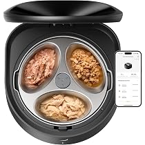 Mangiatoia Automatica Per Gatti Con Sensore Infrared – Apertura Flip Top, Ciotola In Acciaio E Batteria Ricaricabile