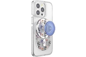 PopSockets: PopGrip pour MagSafe - Support et Poignée pour Smartphone et Coques avec un Top Interchangeable - Minnie Spring Floral