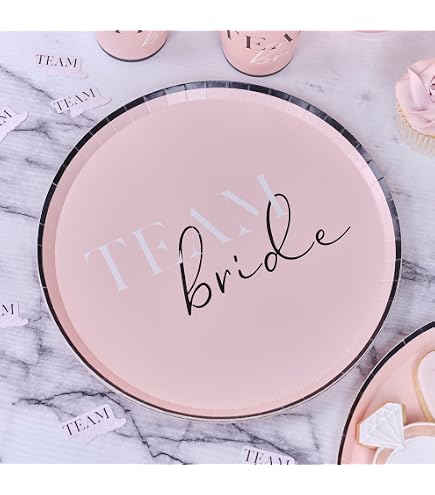 Ginger Ray Team Bride Konfetti In Rosegold - Deko Für Junggesellinnenabschied & Hochzeit
