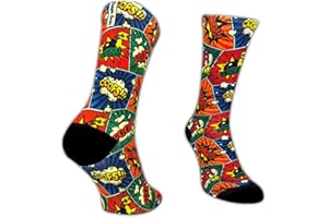 Jungle Socks Calcetines Deportivos Divertidos para CrossTraining, Ciclismo, Running, Fitness, Gimnasio para Hombres y Mujeres. Diseñado en Europa.