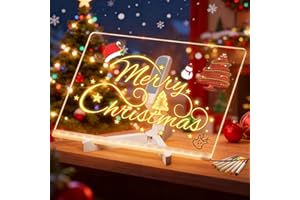 SDHIIOLP LED Notiztafel mit Farben LED Drawing Board Light Board Drawing Schreibtafel mit 7 Farben Stift mit Verstellbarem StäNder Beleuchtetes Wordpad Abwischbar Schreibtafel Memo