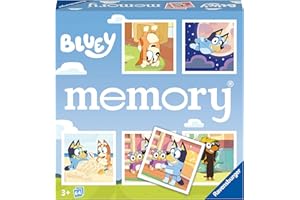 Ravensburger - Jeu Éducatif - Grand Memory® - Bluey - Un Premier Jeu éducatif mêlant Observation, Association et mémorisation - À partir de 3 Ans - 22646
