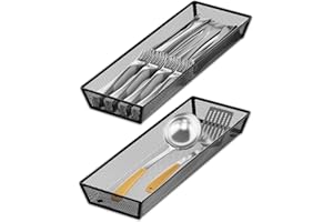 JANE EYRE Organizer per cassetti da cucina - organizer per utensili per argenteria per cassetto della cucina, vassoio per argenteria nel cassetto