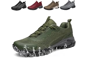 Ulogu Wanderschuhe Herren Damen Wasserdicht Atmungsaktiv Trekkingschuhe Leicht Outdoorschuhe Wanderhalbschuhe rutschfeste Bergschuhe Kletterschuhe