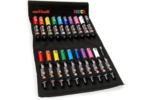POSCA Essential PC-1 M y PC-1MR – Juego de 20 rotuladores en funda de edición limitada