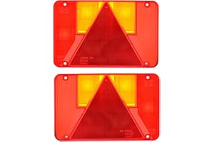 AB Tools Luz de Remolque par de Lentes de Repuesto Radex Ifor Williams Indespension TR183 TR198