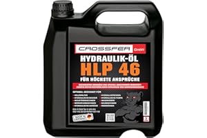 ‎CROSSFER GMBH CROSSFER Hydrauliköl HLP46 5 Liter für Hydraulikpressen, Holzspalter, Wagenheber, Hydraulikflüssigkeit Hydraulikfluid 46er Viskosität