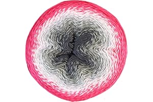 Scheepjes Whirl Lana, Cotton, 752-Raspberry Rocky Roads, 1000 m, 1698-752