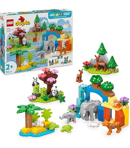 Unico- Unicoplus 8560-0000-Safari, 55 Pezzi, 8560-0000