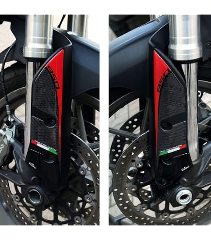 Resin Bike Aufkleber Für Ducati Multistrada 950 V2/V2S 2022 – Wasserdicht, Stoßfest, 3D-Harz, Made In Italy