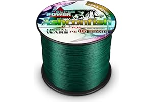 Ashconfish Braided Fishing Line-16 Strands Hollow Core Fishing Wire 100M/109Yards- Abrasion Resistant Incredible Superline Zero Stretch Ultrathin Diameter Woven Thread