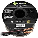 14AWG Speaker Wire, GearIT Pro Series 14 AWG Gauge Speaker Wire Cable (100 Feet / 30.48 Meters) Great Use for Home Theater Sp