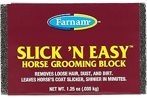 Farnam Slick 'N Easy - Bloque de Aseo para Caballos