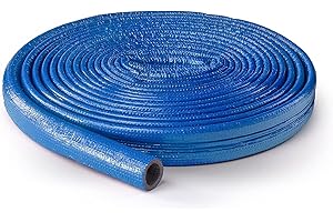 10m tuyau BLEU tube isolant pour 22 mm tuyau mousse calorifugeage de la tuyauterie