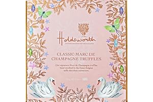 Holdsworth Chocolates Occasions Collection - Classic Marc de Champagne Milk Chocolate Truffles in Gift Box 185g