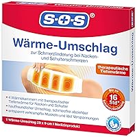 SOS Wärme-Umschlag, zur Schmerzlinderung bei Muskel- und Gelenkschmerzen und Beschwerden im Nacken und Schulterbereich…