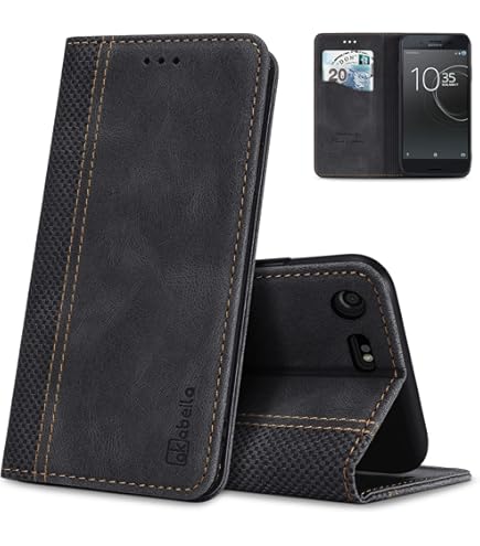 Asuwish Compatible With Sony Xperia XZ Premium Wallet Case And Tempered Glass Screen Protector Credit Card Holder Flip Purse Wrist Strap Stand Cell Phone Cover For Experia G8141 G8142 Women Rose