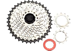 BESNIN Cassetta Pignoni 10 velocità 11_25T/11_28T/11_32T/11_36T/11_40T/11_42T Cassetta Unisex Adulto Cassetta xt 10v