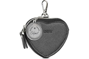 SKPAT - Porta Llaves con Cierre Cremallera para Hombre de Polipiel. Llavero Organizador Llaves con Protección Anti Escaneo RFID. Portalleves Calidad Funda Llaves