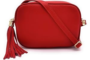 ELIOX Borsa Donna Vera Pelle Made In Italy Piccola Borsetta a Tracolla Elegante Moda Crossbody Bag Genuine Leather