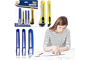 LITENGO 5-Piece Cutter Set – Premium Cutting Tool Kit for Arts, Crafts, DIY Projects, Office, and Home Use