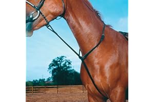 VELOCITI Shires Equestrian - Blenheim Standing Martingale - Black - Size: Cob