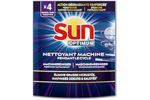 Sun Optimum Nettoyant Machine Lave-Vaisselle pendant le cycle 4 Doses