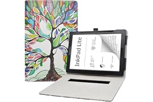 LIFANG Pocketbook InkPad Lite etui, etui ochronne z wysokiej jakości skóry PU, etui na tablet 9,7" Pocketbook InkPad Lite, Love Tree