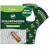 Legona® - Schlupfwespen gegen Kleidermotten / 8X Trigram-Karte à 1 Lieferung/Effektive & Biologische Bekämpfung von Textilmot