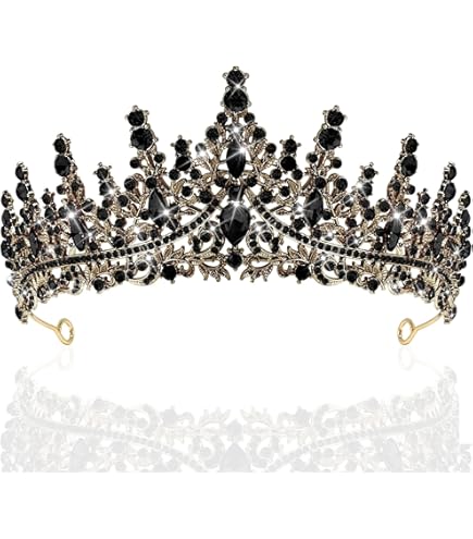 Couronne De Mariée Baroque – Diadème Strass Cristal – Pour Mariage, Bal, Soirée – Or Ou Argent – Accessoire Cheveux Féminin - 2