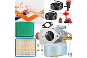 QAZAKY Carburetor Compatible with Tecumseh 640004 640014 640017 640017A 640017B 640025 640025A 640025B 640025C 640117 640104 640135A OH195EA OH195XA OHH45 OHH50 OHH55 OHH60 OHH65 OH195