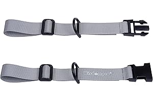 wisdompro Cinghia Toracica per Zaino, Cinghia Pettorale dello Zaino Antiscivolo Regolabile con Fibbia, per Escursionismo e Jogging