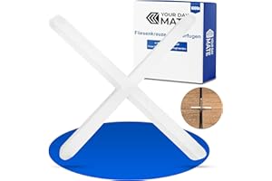 YOUR DAY MATE Crocette per piastrelle, spessore 1.5 mm, 1000 pz, Giunti a croce per una spaziatura uniforme durante la piastrellatura, Distanziatori per stuccatura piastrelle, Giunti distanziatori a croce plastica