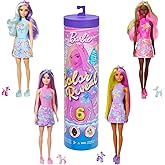 Barbie Color Reveal bebek ve aksesuarlar, Renk değişimi dahil 6 s&uuml;rprizi ve balondan mini hayvan fig&uuml;r&uuml;yle, Balondan Hayvan F