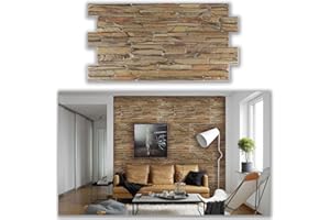 Grace Baltic, pannelli da parete 3D, effetto legno, rivestimento in polistirolo, per soggiorno, cucina, bagno, balcone, camera da letto, retro del bancone e teras (La Manche)