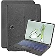 ProElite Wireless Bluetooth TouchPad Keyboard Case for OnePlus Pad Go 11.35 inch, Magnetic Detachable Wireless Bluetooth TouchPad Keyboard Built-in 7-Colors Backlit, Black
