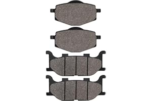 SOLLON Plaquettes de frein avant et arrière pour Yamaha TDR 125 1993 1994 1995 1996 1997 1998 1999 2000 2001 2002 2003