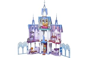 Disney FROZEN Ultimate Arendelle Castle Playset Inspired By The 2 Movie, 5 ft. Tall with Lights, Moving Balcony, and 7 Rooms with Accessories