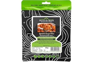 WAYFAYRER Wayfarer Vegetable Balti Camping Hiking Food, Black, One Size