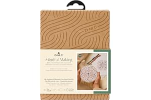 DMC Mindful Making BK1953 - Kit de punto de cruz, diseño de mandala meditativo, varios tamaños